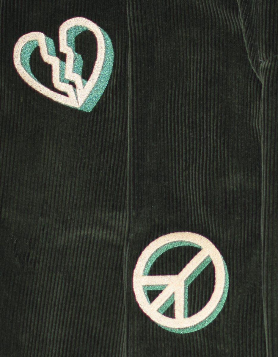 HBK Corduroy Pant - Green/Champagne