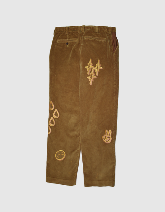 HBK Corduroy Pant - Peach Gold