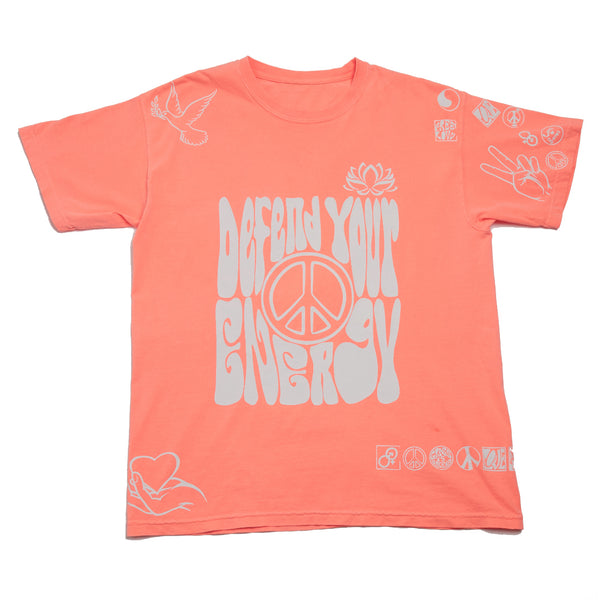 DEFEND YOUR ENERGY - Flower Power Tee